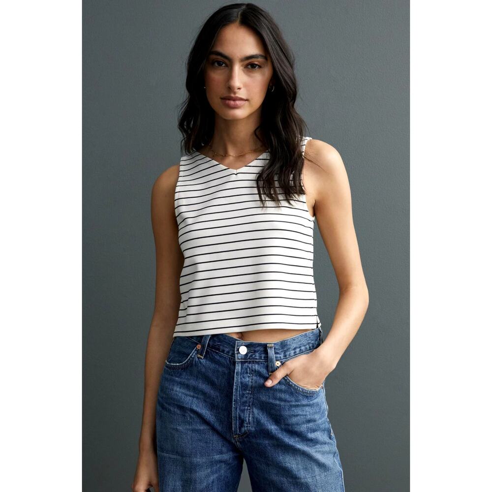 Maeve x Anthropologie Audrey V-Neck Tank sz S